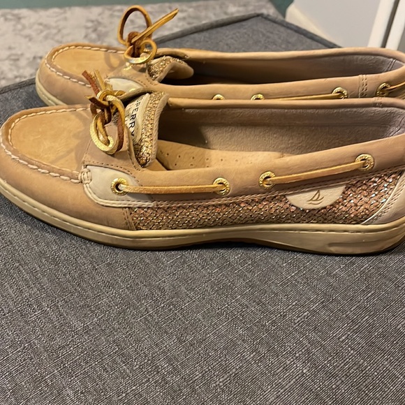 Sparkly Gold Sperry’s - Picture 2 of 4